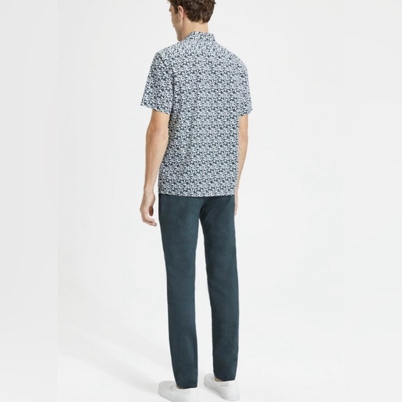 Theory Abstract Print Irving Short Sleeves Shirt - Picture 3 of 11